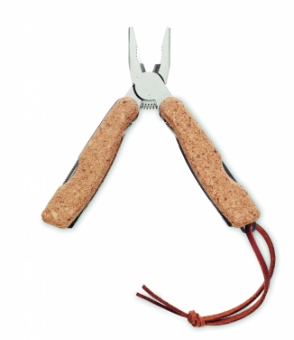 Logo trade advertising product photo of: Multi tool pocket knife cork