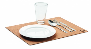 Logo trade advertising products image of: Placemat in cork