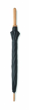 Logo trade corporate gifts image of: 23,5 inch RPET/bamboo umbrella