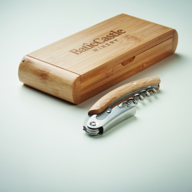 Logotrade promotional merchandise picture of: Waiter's knife in bamboo