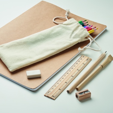 Logo trade promotional products picture of: Kids drawing set in drawstring