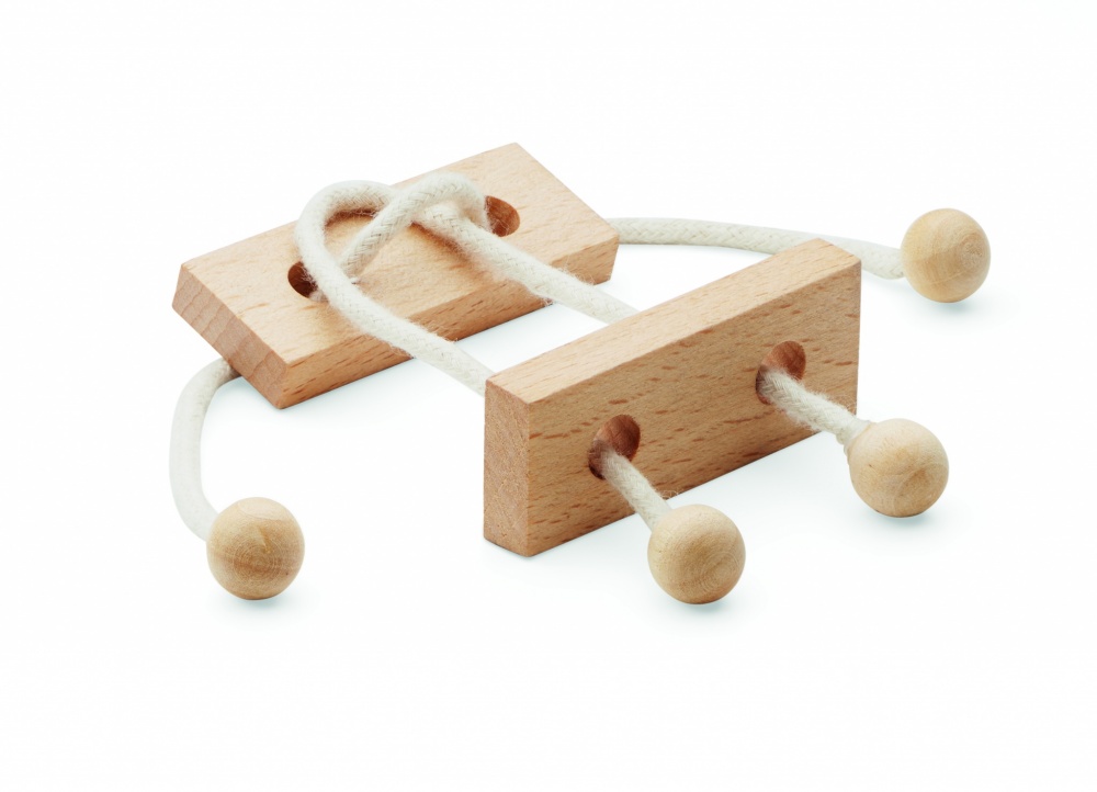 Logotrade corporate gift picture of: Wooden brain teaser rectangle