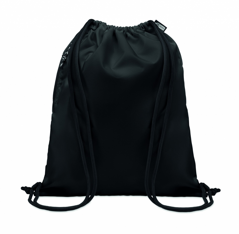Logotrade promotional product picture of: Large drawstring bag 300D RPET