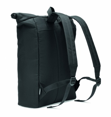 Logo trade promotional item photo of: 600D RPET rolltop backpack