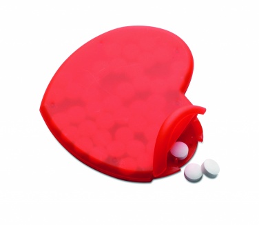 Logotrade promotional item image of: Heart shape peppermint box