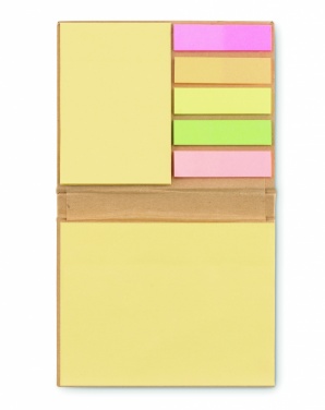 Logo trade advertising product photo of: Sticky note memo pad recycled