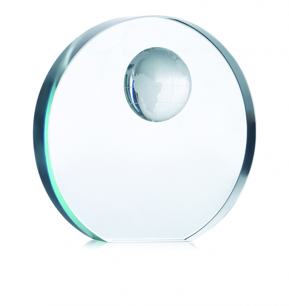 Logotrade promotional merchandise picture of: Globe glass trophy