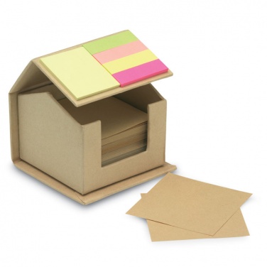 Logo trade promotional products image of: Memo/sticky notes pad recycled