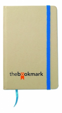 Logotrade promotional merchandise picture of: A6 recycled notebook 96 plain