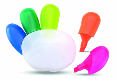 Logo trade promotional merchandise photo of: 5 colour highlighter