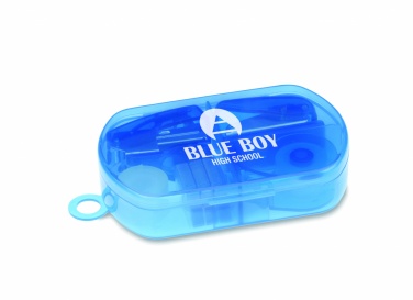 Logo trade promotional gifts image of: Stationery set in plastic box