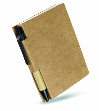 Logotrade corporate gift image of: Recycled notebook with pen