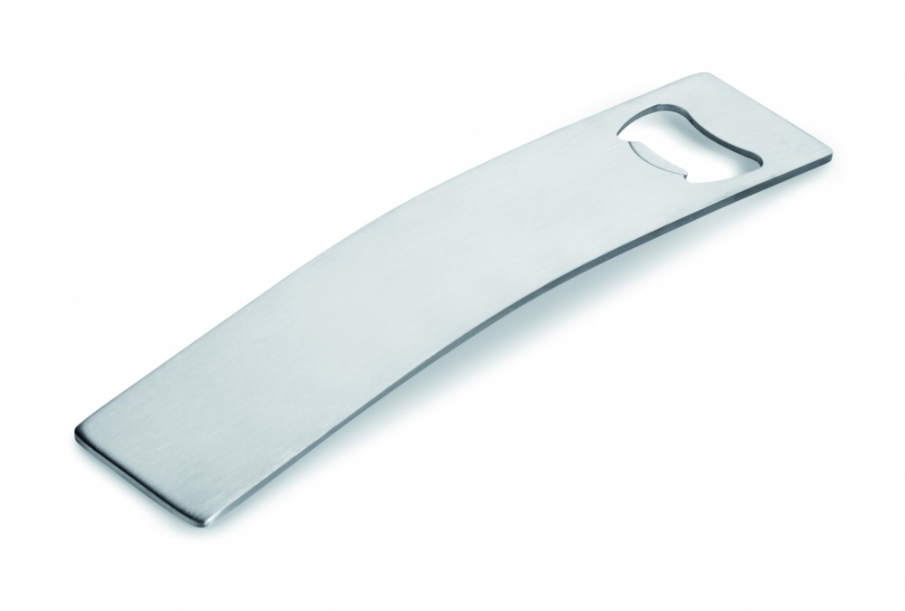 Logo trade advertising products image of: Stainless steel bottle opener