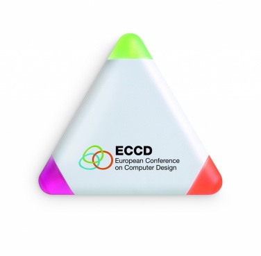 Logo trade corporate gifts image of: Triangular highlighter
