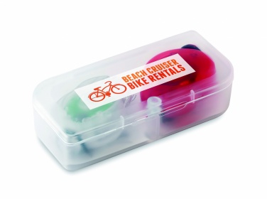 Logo trade promotional product photo of: 2 bicycle lights in PP box