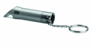 Logotrade promotional merchandise picture of: Metal torch key ring Ylivieska