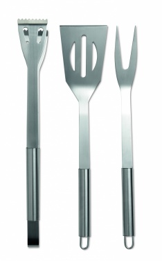 Logo trade promotional merchandise picture of: 3 Barbecue tools in pouch