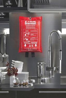 Logotrade business gift image of: Fire blanket in pouch 100x95cm