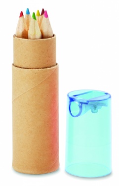 Logotrade business gifts photo of: 6 coloured pencils