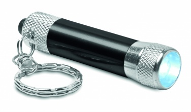 Logo trade promotional merchandise picture of: Aluminium torch with key ring