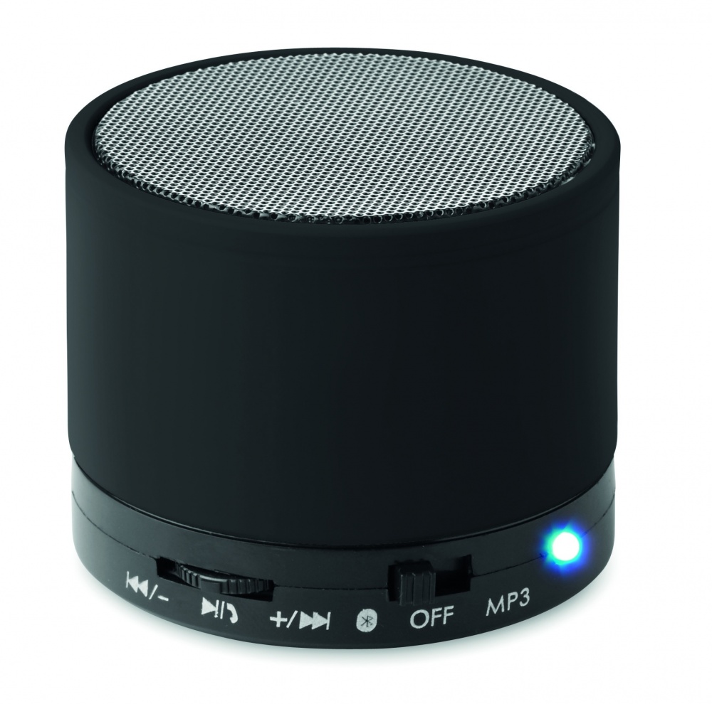 Logotrade business gift image of: Round wireless speaker