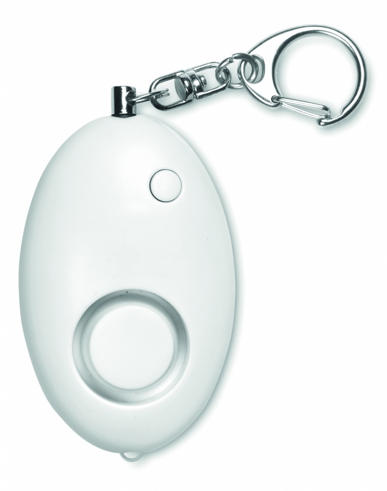Logo trade promotional merchandise picture of: Personal alarm with key ring Ventspils