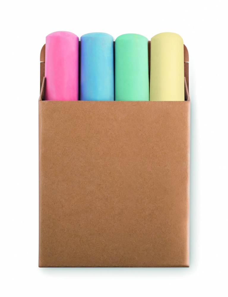 Logotrade promotional product picture of: 4 chalk sticks