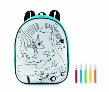 Logotrade promotional merchandise photo of: Backpack with 5 markers
