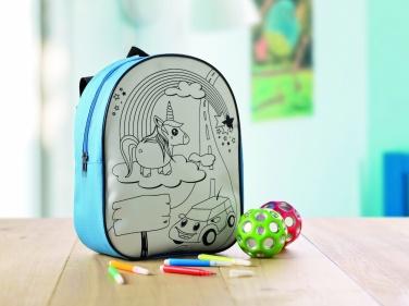 Logo trade promotional giveaways image of: Backpack with 5 markers