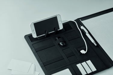 Logotrade advertising products photo of: A4 folder with power bank