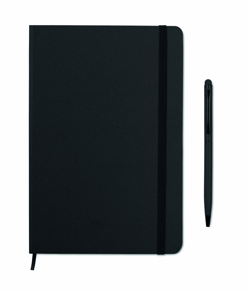 Logotrade promotional item image of: A5 notebook w/stylus 72 lined
