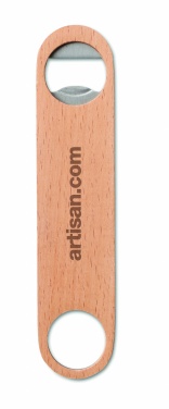 Logo trade corporate gift photo of: Wooden bottle opener