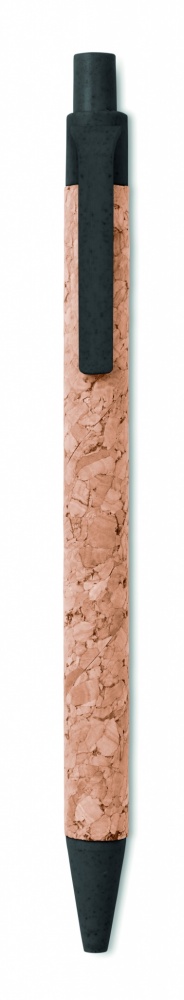 Logotrade advertising product picture of: Cork/ Wheat Straw/ABS ball pen