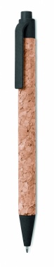 Logo trade corporate gift photo of: Cork/ Wheat Straw/ABS ball pen