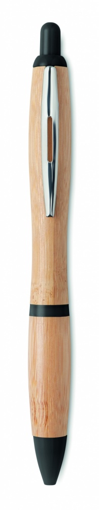Logotrade corporate gifts photo of: Ballpoint pen made of ABS and bamboo