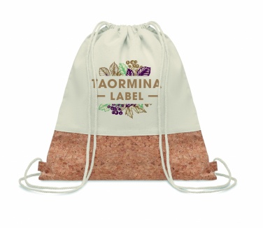 Logo trade advertising products image of: 160gr/m² cotton drawstring bag