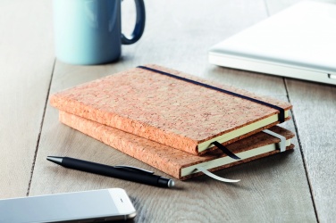 Logotrade promotional item image of: A5 cork notebook 96 lined