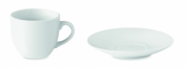 Logotrade promotional product picture of: Espresso cup and saucer 80 ml
