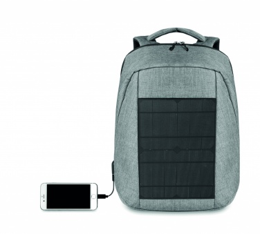 Logotrade promotional giveaway image of: Backpack solar