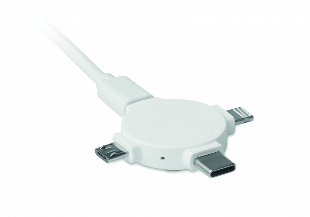 Logo trade promotional giveaways picture of: 3 in 1 cable adapter