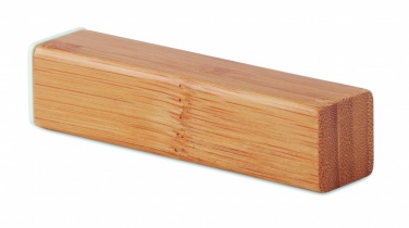 Logotrade promotional products photo of: Power bank bamboo 2200 mAh POWERBAM