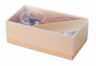 Logo trade promotional merchandise photo of: Set of 2 double wall espresso