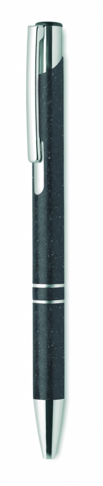 Logo trade advertising product photo of: Wheat Straw/ABS push type pen