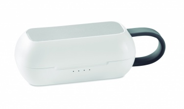 Logo trade corporate gifts image of: TWS wireless charging earbuds