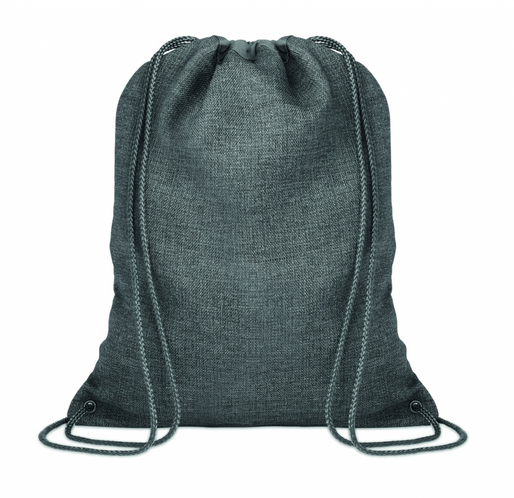 Logotrade promotional merchandise photo of: 1200D heathered drawstring bag