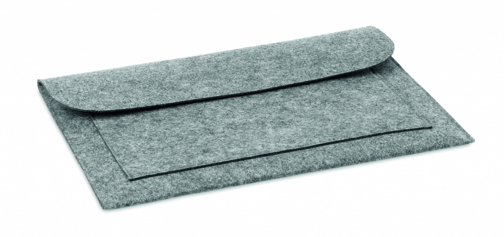 Logo trade promotional items image of: 15 inch Felt laptop pouch