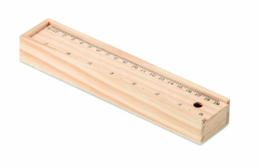 Logotrade promotional merchandise image of: Stationery set in wooden box
