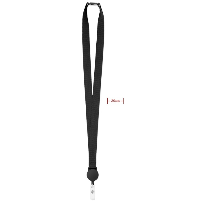 Logotrade advertising products photo of: Lanyard retractable clip