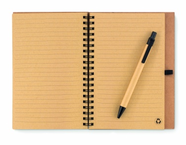 Logotrade promotional products photo of: Cork notebook with pen