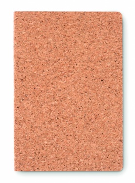 Logo trade promotional gifts image of: A5 cork notebook 96 lined